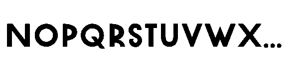 Feurotype Extra Bold Font UPPERCASE