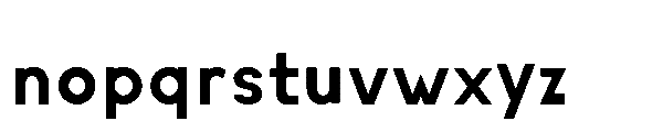 Feurotype Extra Bold Font LOWERCASE