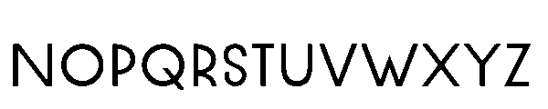 Feurotype Extra Light Font UPPERCASE