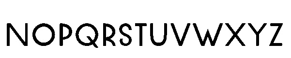 Feurotype Light Font UPPERCASE