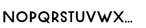 Feurotype Medium Font UPPERCASE