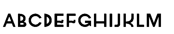 Feurotype Semi Bold Font UPPERCASE