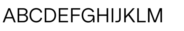 Few Grotesk Book Font UPPERCASE