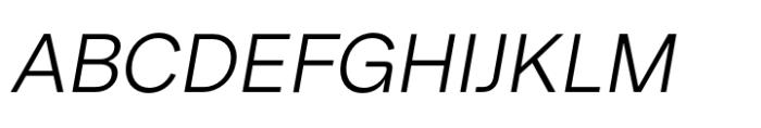 Few Grotesk Light Italic Font UPPERCASE