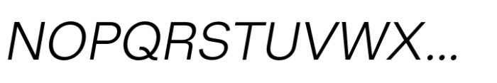 Few Grotesk Light Italic Font UPPERCASE
