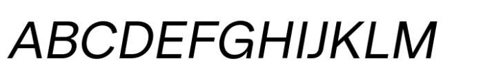 Few Grotesk Regular Italic Font UPPERCASE