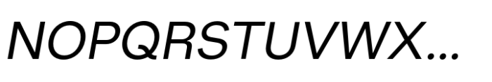 Few Grotesk Regular Italic Font UPPERCASE
