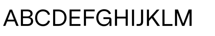 Few Grotesk Regular Font UPPERCASE