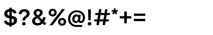 Few Grotesk Semi-Bold Font OTHER CHARS