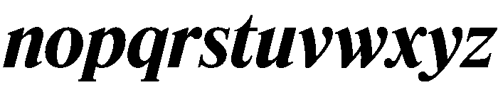 Feature Deck Bold Italic Font LOWERCASE
