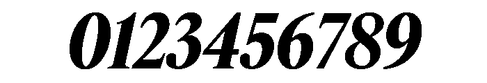 Feature Deck Condensed Bold Italic Font OTHER CHARS