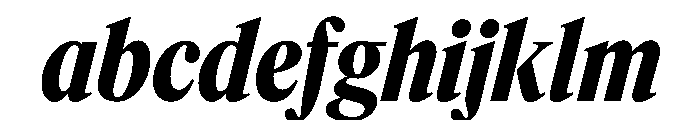 Feature Deck Condensed Bold Italic FONT