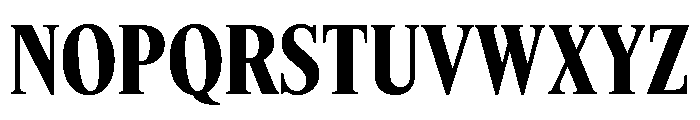 Feature Deck Condensed Bold Font UPPERCASE
