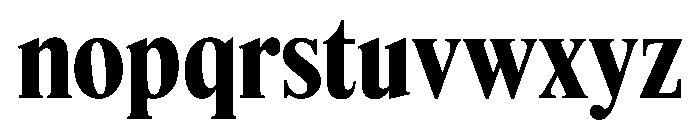 Feature Deck Condensed Bold Font LOWERCASE