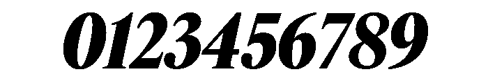 Feature Deck Condensed Extrabold Italic Font OTHER CHARS