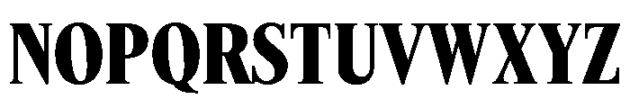Feature Deck Condensed Extrabold Font UPPERCASE