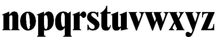 Feature Deck Condensed Extrabold Font LOWERCASE