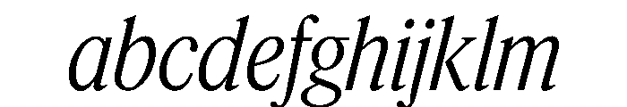 Feature Deck Condensed Light Italic FONT