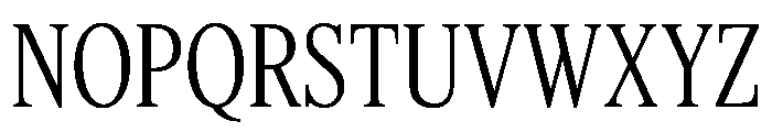Feature Deck Condensed Light Font UPPERCASE