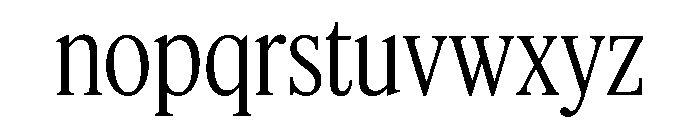 Feature Deck Condensed Light Font LOWERCASE