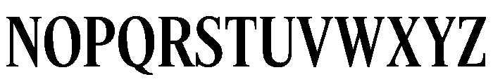 Feature Deck Condensed Medium Font UPPERCASE