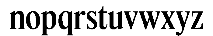 Feature Deck Condensed Medium Font LOWERCASE
