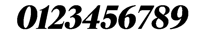 Feature Deck Extrabold Italic Font OTHER CHARS