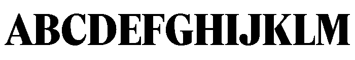 Feature Deck Extrabold Font UPPERCASE