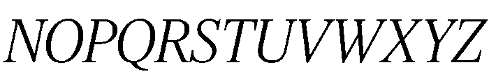 Feature Deck Light Italic Font UPPERCASE