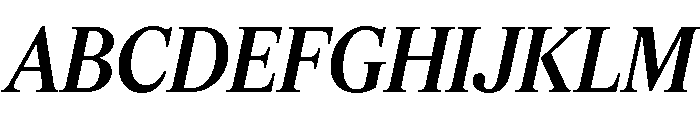 Feature Deck Medium Italic Font UPPERCASE