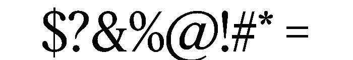 Feature Deck Regular Font OTHER CHARS