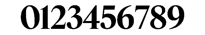 Feature Display Bold Font OTHER CHARS