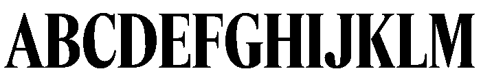 Feature Display Condensed Bold Font UPPERCASE