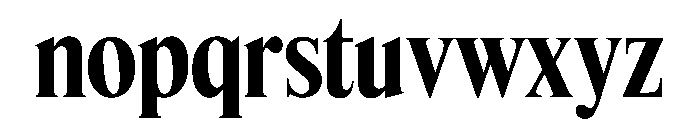 Feature Display Condensed Bold Font LOWERCASE