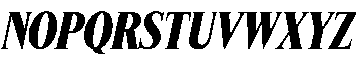 Feature Display Condensed Extrabold Italic Font UPPERCASE