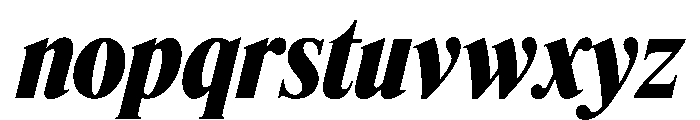 Feature Display Condensed Extrabold Italic Font LOWERCASE