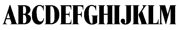 Feature Display Condensed Extrabold Font UPPERCASE