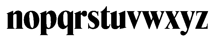 Feature Display Condensed Extrabold Font LOWERCASE