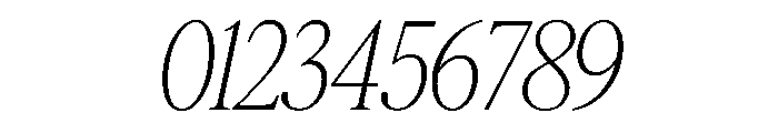 Feature Display Condensed Extralight Italic Font OTHER CHARS