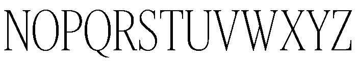 Feature Display Condensed Extralight Font UPPERCASE