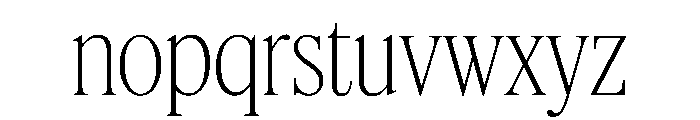 Feature Display Condensed Extralight Font LOWERCASE
