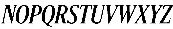 Feature Display Condensed Medium Italic Font UPPERCASE