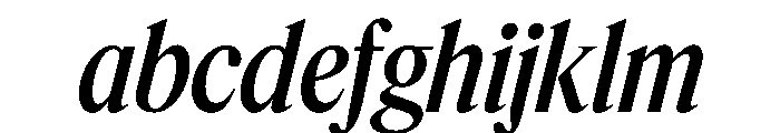 Feature Display Condensed Medium Italic FONT