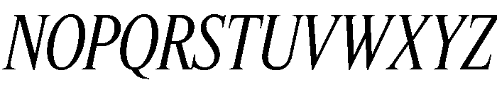 Feature Display Condensed Regular Italic Font UPPERCASE