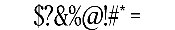 Feature Display Condensed Regular Font OTHER CHARS