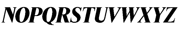 Feature Display Extrabold Italic Font UPPERCASE