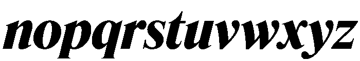 Feature Display Extrabold Italic Font LOWERCASE