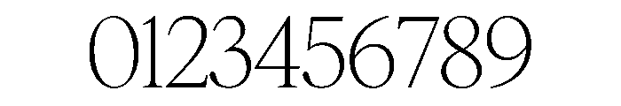 Feature Display Extralight Font OTHER CHARS