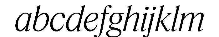 Feature Display Light Italic FONT