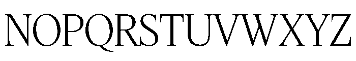Feature Display Light Font UPPERCASE